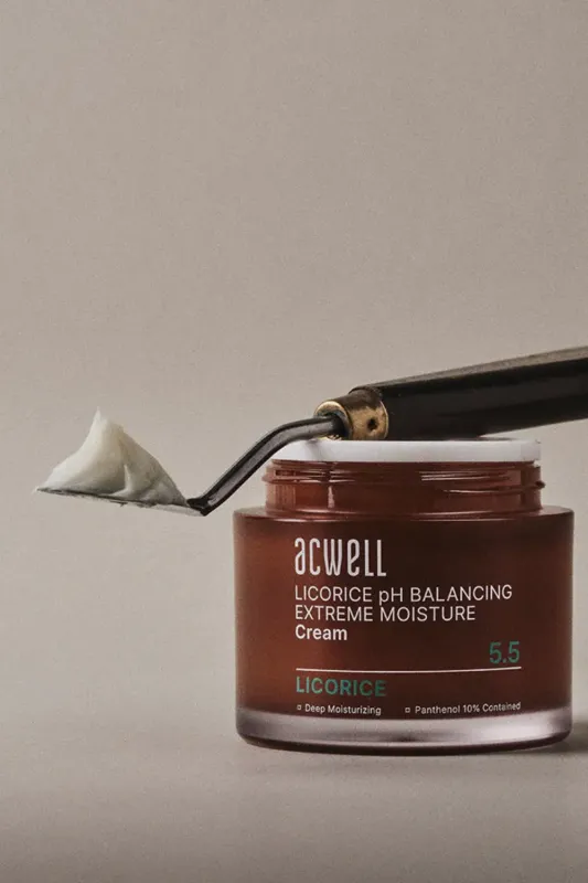 ACWELL Licorice pH Balancing Extreme Moisture Cream Зволожуючий та зміцнюючий крем для обличчя