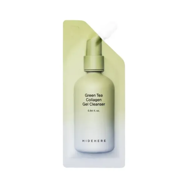 HIDEHERE Green Tea Collagen Gel Cleanser Гель для вмивання із зеленим чаєм та колагеном 
