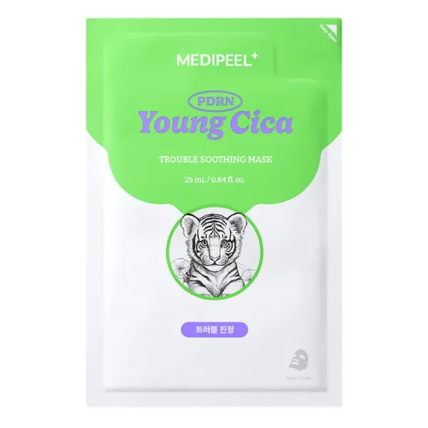 MediPeel Young Cica PDRN Trouble Soothing Mask  Тканинна маска для обличчя з центеллою