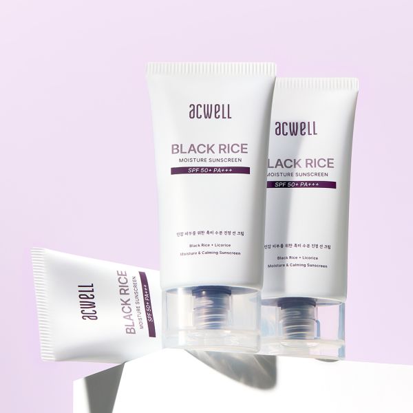 ACWELL Black Rice Moisture Sunscreen SPF50+ PA+++ Сонцезахисний крем
