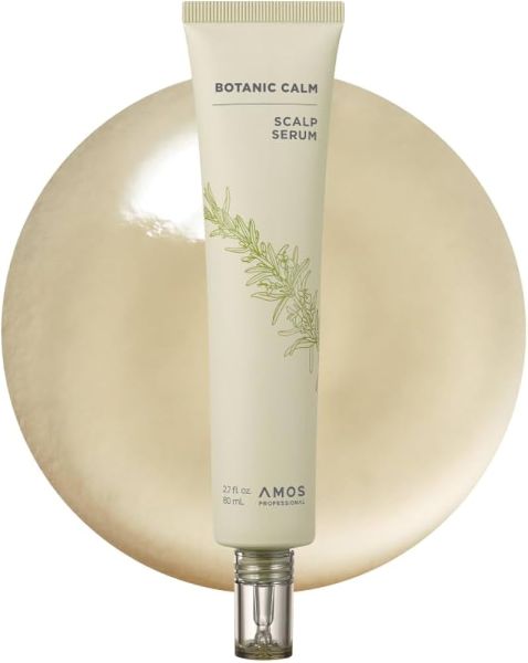 AMOS Professional Botanic Calm Scalp Serum, 80 ml  Веганська зміцнювальна сироватка для шкіри голови
