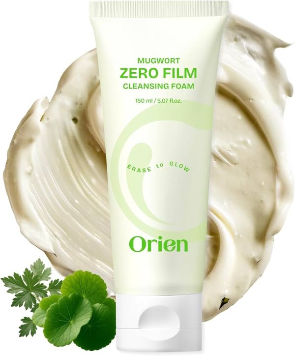 Orien Mugwort Zero Film Cleansing Foam Очисна пінка для вмивання від чорних цяток