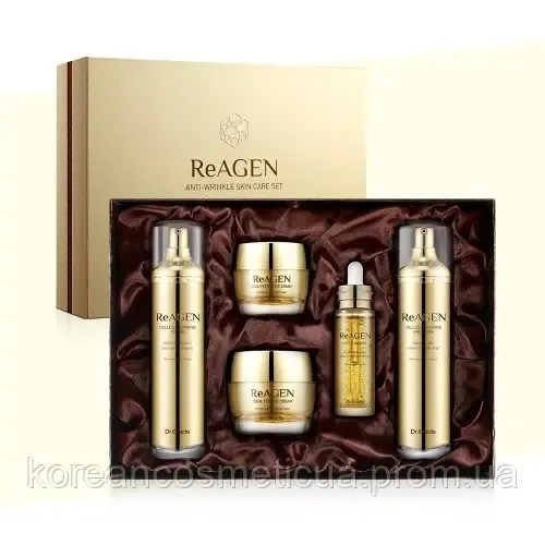 Dr.Oracle ReAGEN Anti-Wrinkle Skin Care Set Набір для обличчя антивіковий з фітостовбуровими клітинами і пептидами