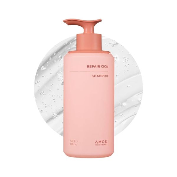 AMOS Professional Repair Cica Shampoo 500 ml Відновлювальний шампунь для пошкодженого волосся
