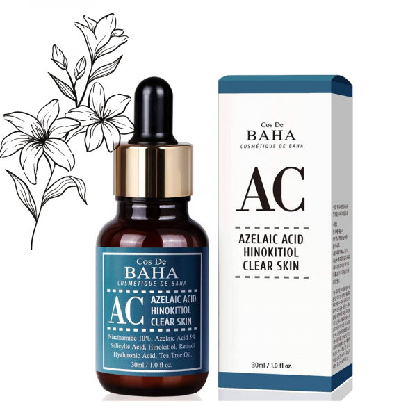 Cos De Baha Azelaic Acid Hinokitiol Clear Skin Інтенсивна сироватка проти акне
