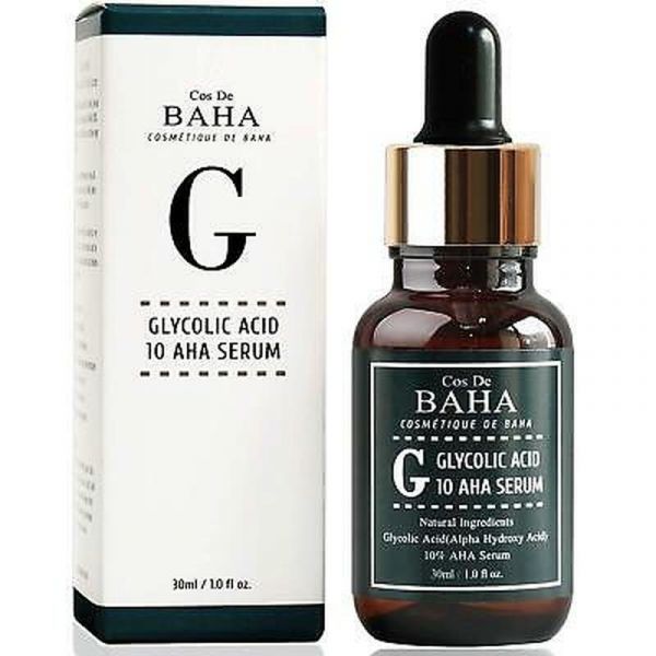 Cos de Baha 10% Glycolic Serum Gel Peel AHA Сироватка з гліколевою кислотою для проблемної шкіри