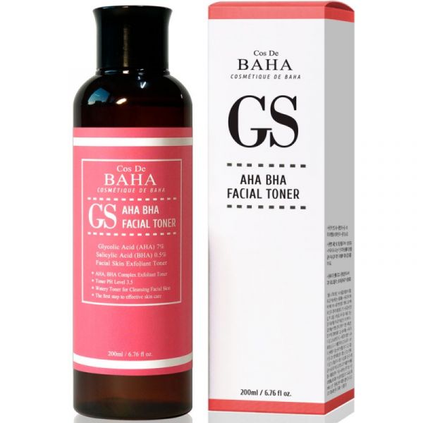 Cos de Baha AHA BHA GS Facial Toner Тонер-ексфоліант із кислотами для проблемної шкіри
