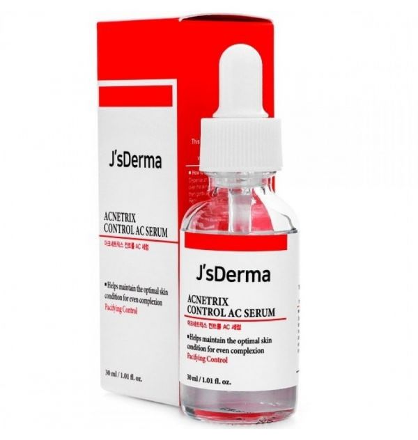 J'sDerma Acnetrix Control AC Serum Сироватка для проблемної шкіри з ніацинамідом 8% та цинком 1%