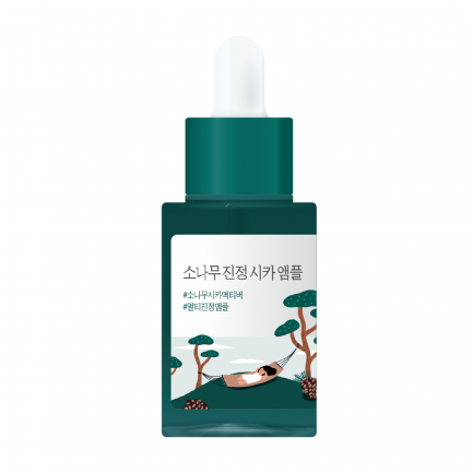 ROUND LAB Pine Calming Cica Ampoule Заспокійлива сироватка з екстрактом голок сосни