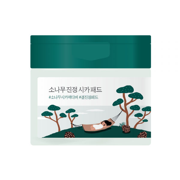 ROUND LAB Pine Calming Cica Pad Заспокійливі пілінг-педи з екстрактом голок сосни