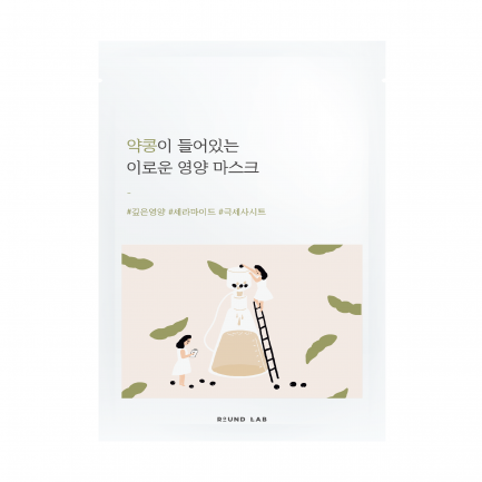 ROUND LAB Soybean Nourishing Mask Sheet Укрепляющая и высокопитательная маска для лица с экстрактом ферментированной сои