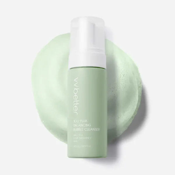 VVBetter Jeju Yuja Balancing Bubble Cleanser М'який очищувальний засіб для чутливої шкіри з бульбашками для обличчя