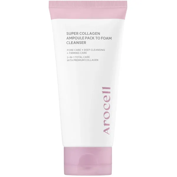 Arocell Super Collagen Ampoule Pack To Foam Очищувальна маска-пінка для обличчя з колагеном