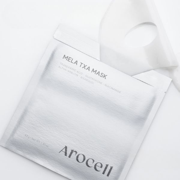 Arocell Mela TXA Mask Гідрогелева маска з транексамовою кислотою, глутатіоном та арбутином