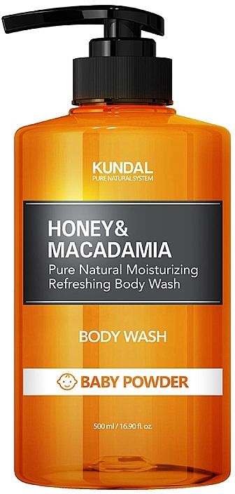 Kundal  Honey & Macadamia Body Wash Baby Powder Гель для душу з ароматом Дитячої Присипки