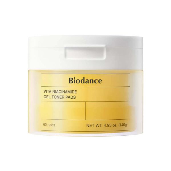 Biodance Vita Niacinamide Gel Toner Pad Педи, що освітлюють, з ніацинамідом для сяйва шкіри