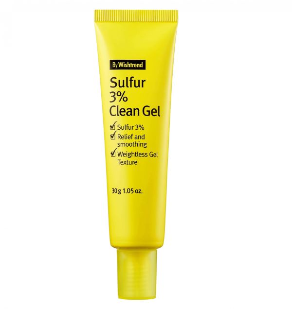 By Wishtrend Sulfur 3% Clean Gel Локальний гель проти акне із сіркою
