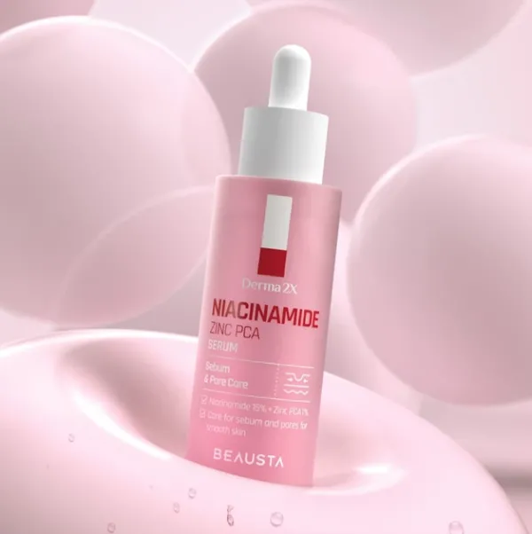 BEAUSTA Derma2X Niacinamide Zinc PCA Serum Сироватка для обличчя з ніацинамідом і цинком