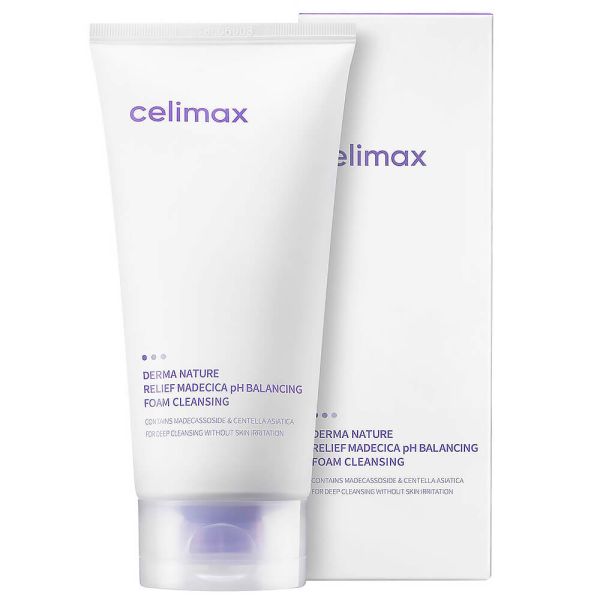 Celimax Derma Nature Relief Madecica pH Balancing Foam Cleansing Слабокислотна пінка для вмивання