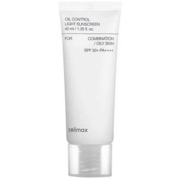 Celimax Oil Control Light Sunscreen SPF50+PA++++ Себорегулюючий сонцезахисний крем