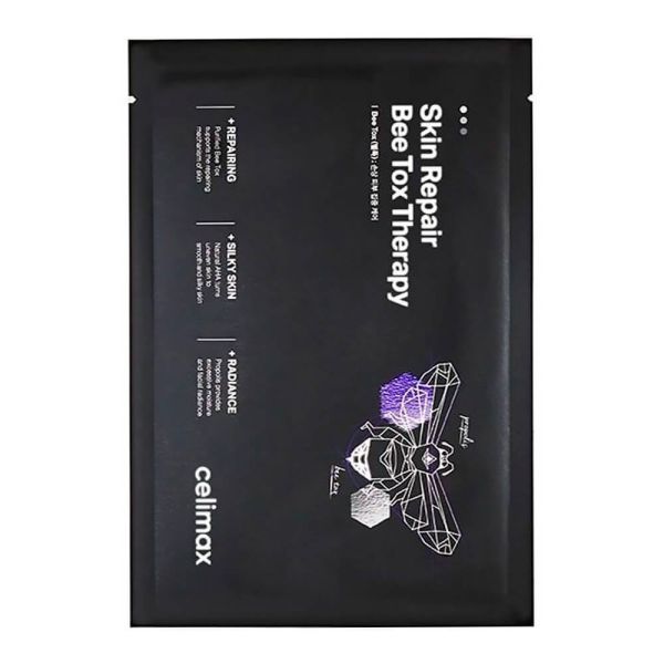 Celimax Skin Repair Bee Tox Therapy Mask Тканинна маска, що вирівнює, з прополісом і бджолиною отрутою