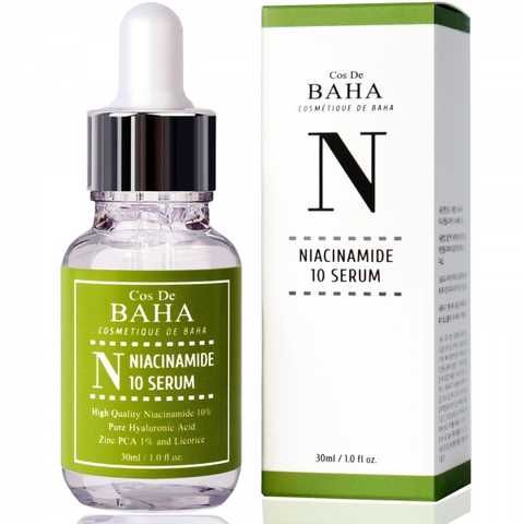 Cos de Baha 10% Niacinamide Serum with Zinc Протизапальна сироватка для жирної шкіри