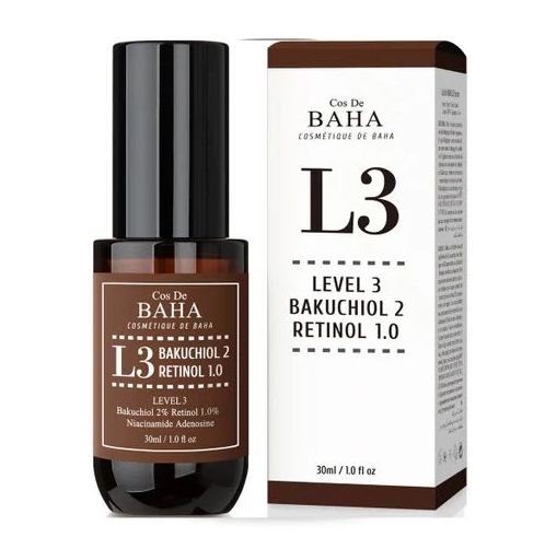Cos De Baha L3 Bakuchiol & Retinol Serum Сироватка для обличчя з ретинолом 1% та бакучіолом 2%