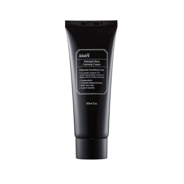 Dear, Klairs Midnight Blue Calming Cream Глибокозволожуючий нічний крем