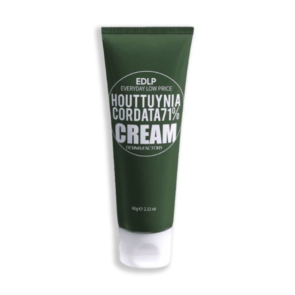 Derma Factory Houttuynia Cordata 71% Cream Зволожуючий та заспокійливий крем - гель