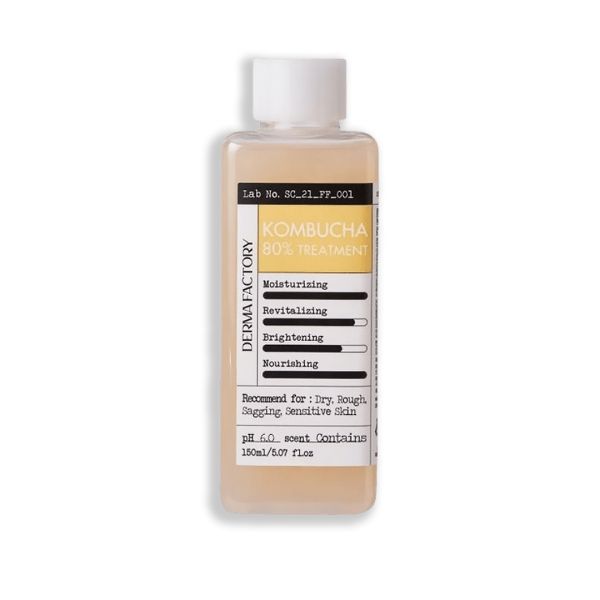 Derma Factory Kombucha 80% Treatment Есенція - сироватка для покращення пружності та омолодження