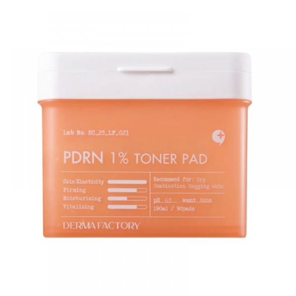 Derma Factory PDRN 1% Toner Pad Ревіталізуючі тонер-педи з PDRN