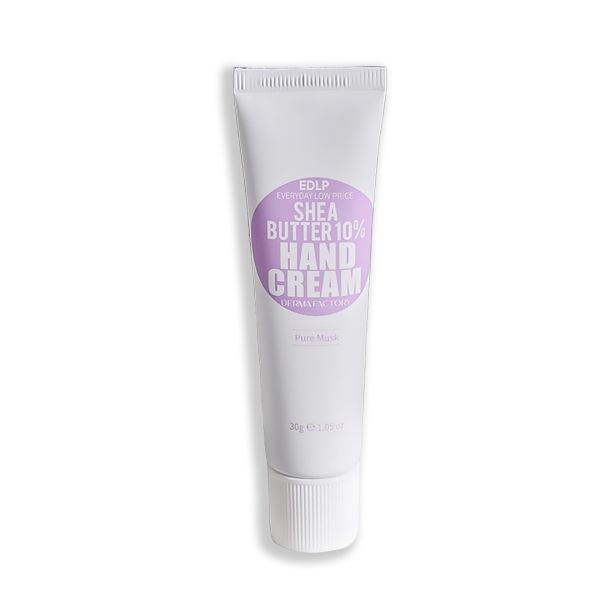 Derma Factory Shea Butter 10% Hand Cream Pure Musk 4 Глибокозволожувальний крем для рук з ароматом білого мускусу