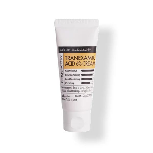 Derma Factory Tranexamic Acid 6% Cream Інтенсивний освітлюючий та антиоксидантний крем