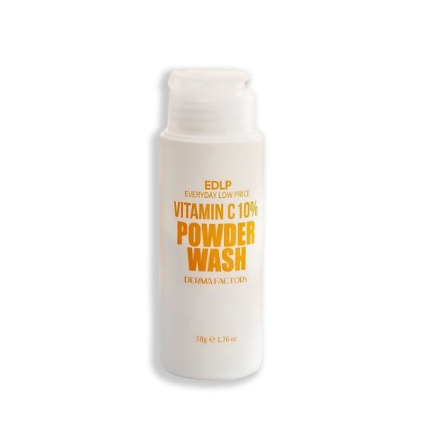 Derma Factory Vitamin C 10% Powder Wash Ензимна пудра з освітлюючим та освіжаючим ефектом