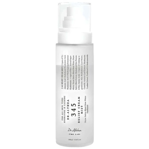 Dr.Althea 345 Relief Cream Mist Заспокійливий міст із гідролатом рису та пантенолом