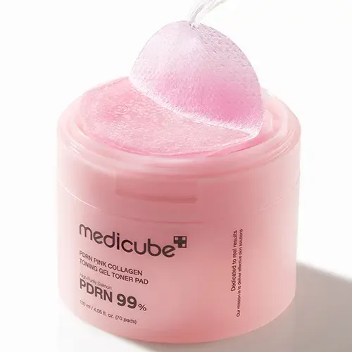 Medicube PDRN Pink Collagen Toning Gel Toner Pad  колагенові педи-гель з PDRN