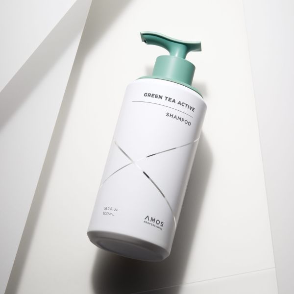 AMOS Professional Green Tea Active Shampoo, 500 ml  Шампунь проти випадіння волосся