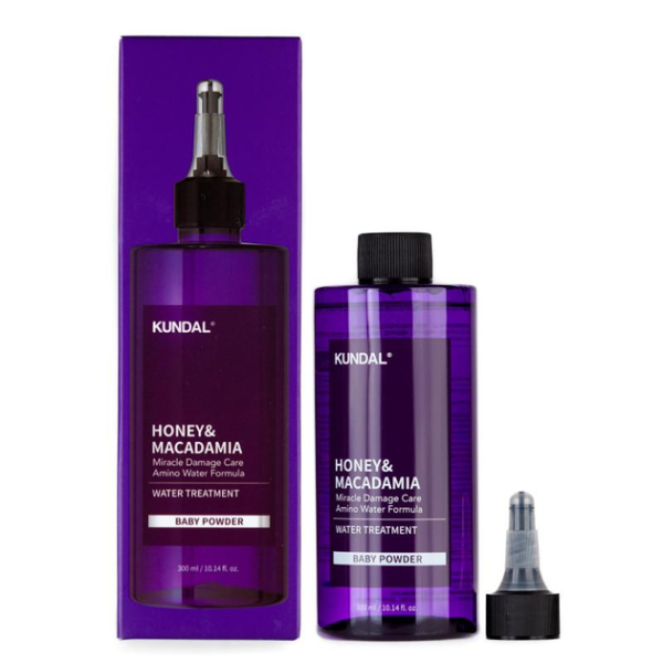 Kundal Honey & Macadamia Miracle Damage Care Water Treatment Baby Powder Маска-філер для волосся з ароматом Дитячої Присипки