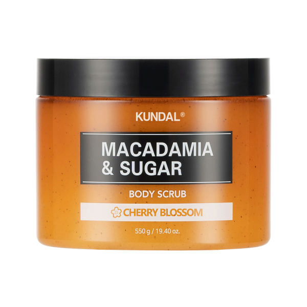 Kundal Macadamia & Sugar Body Scrub Cherry Blossom Скраб для тіла цукровий Вишневе Цвітіння