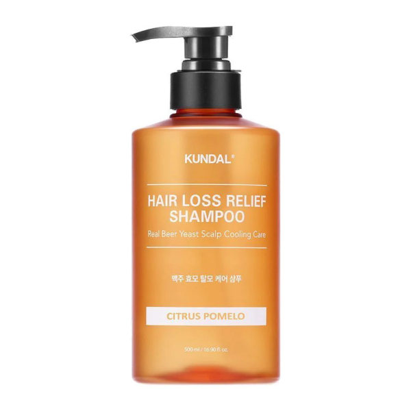 Kundal Beer Yeast Hair Loss Relief Shampoo Citrus Pomelo Шампунь проти випадіння волосся з пивними дріжджами Цитрус та Помело