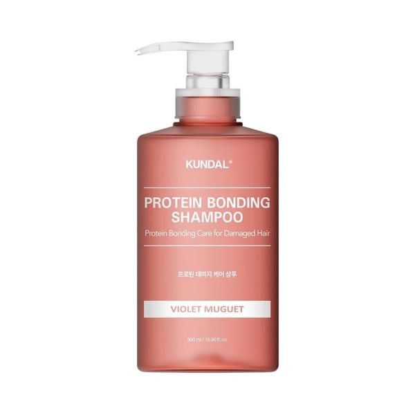 Kundal Protein Bonding Shampoo Violet Muguet Відновлюючий шампунь із протеїнами для пошкодженого волосся Фіолетова Конвалія