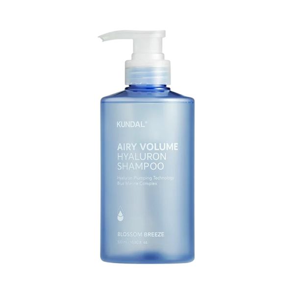 Kundal Airy Volume Hyaluron Shampoo Blossom Breeze Шампунь зволожуючий з комплексом з 8 видів гіалуронової кислоти та ароматом Квіткового Бризу