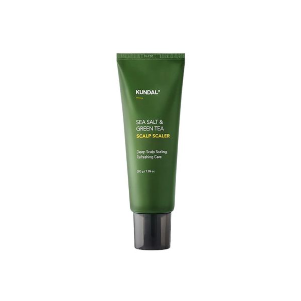 Kundal Sea Salt & Green Tea Scalp Scaler Herb Mint Очищувальний скраб для шкіри голови з морською сіллю та зеленим чаєм