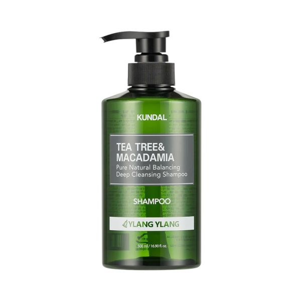 Kundal Tea Tree & Macadamia Deep Cleansing Shampoo Ylang-Ylang Шампунь балансуючий для глибокого очищення шкіри голови Іланг-Іланг