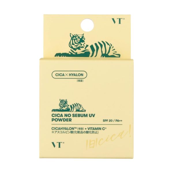 VT Cosmetics Cica No Sebum UV Powder SPF20 PA++ Сонцезахисна матуюча пудра з центелою