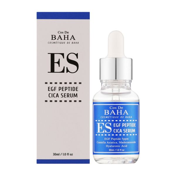 Cos De BAHA EGF Peptide Cica Facial Serum Сироватка для обличчя з EGF, пептидами та центелою