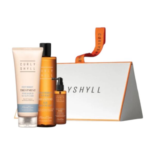 CURLYSHYLL Strengthening Hair Care Set Укріплюючий набір для догляду за волоссям
