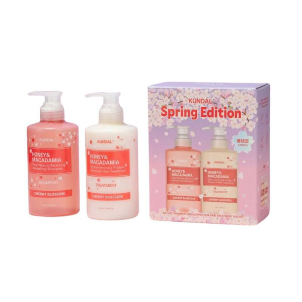 Kundal Gift Edition Cherry Blossom Set Подарунковий набір для догляду за волоссям Квітуча вишня
