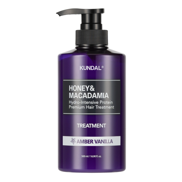Kundal Honey & Macadamia Protein Hair Treatment Amber Vanilla Кондиціонер для волосся з теплим ароматом амбри та ванілі