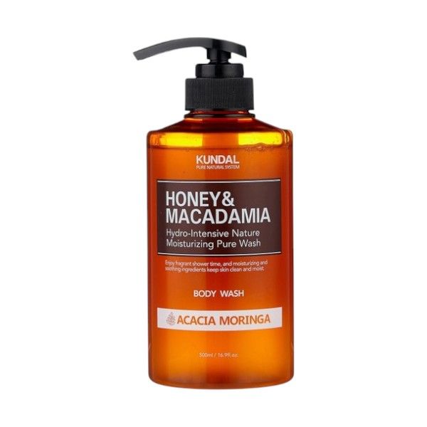 Kundal Honey & Macadamia Body Wash Acacia Moringa Гель для душу з квітковим ароматом акації та морінги